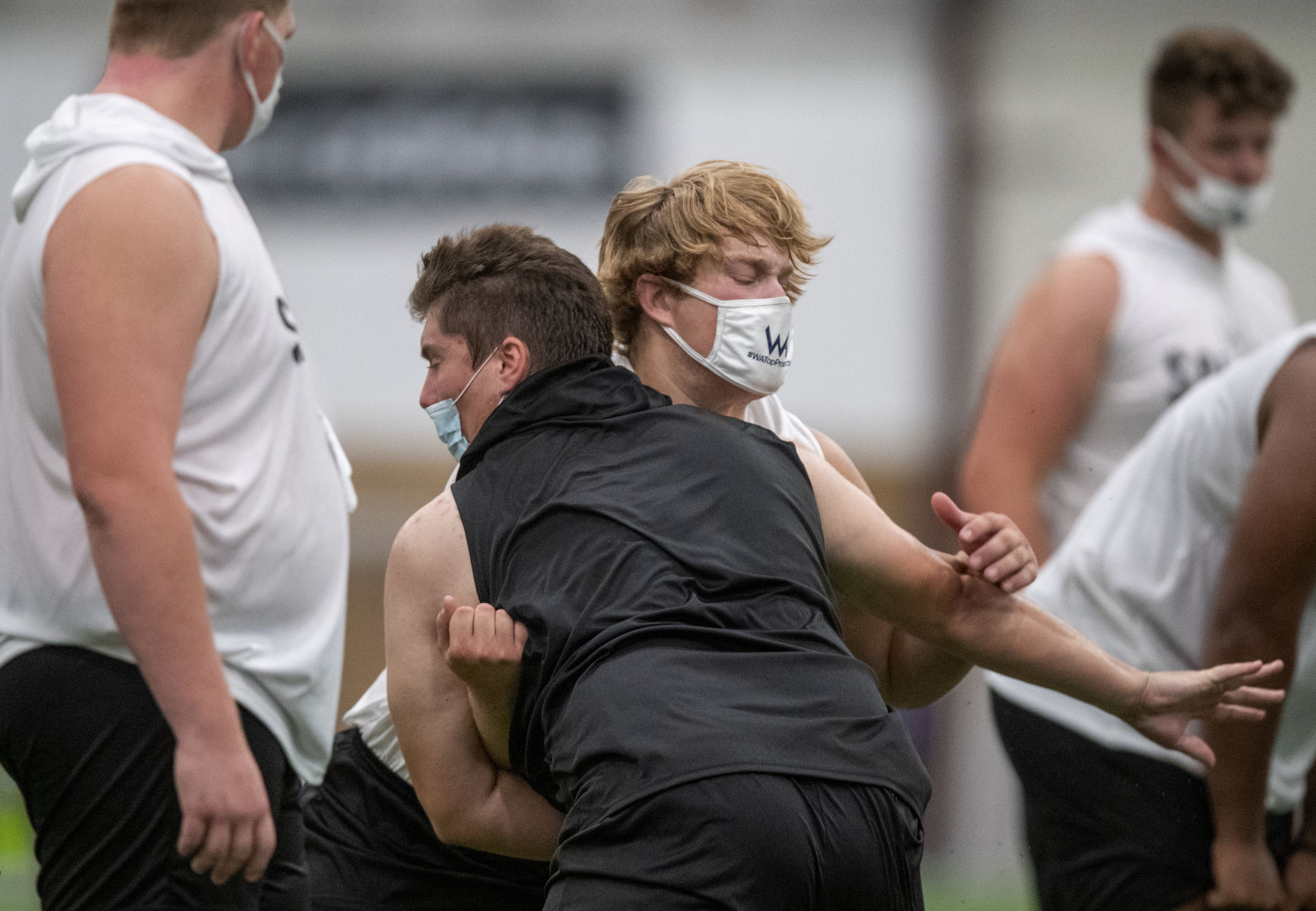 Steve Warren football camp, 7.25